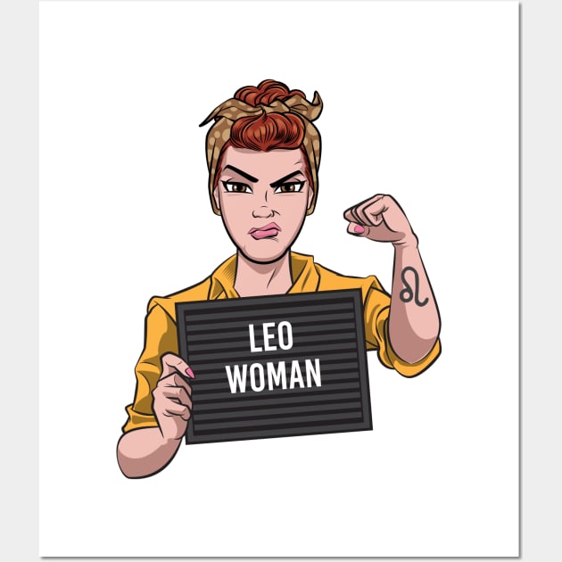 Leo Woman Wall Art by Surta Comigo